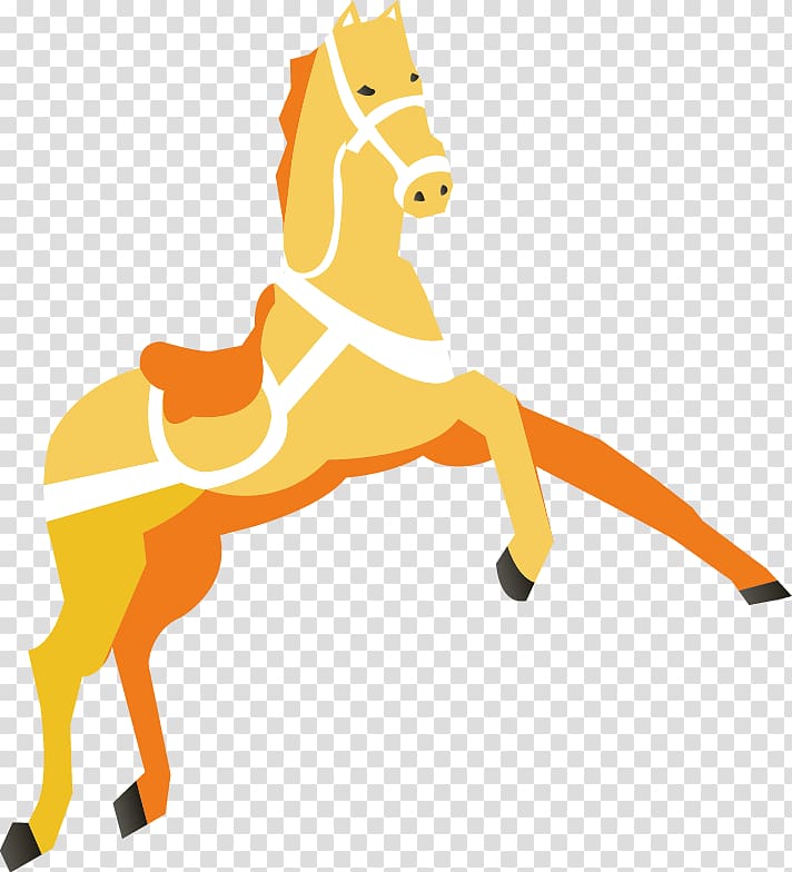 Mustang Mane Cartoon , horse transparent background PNG clipart