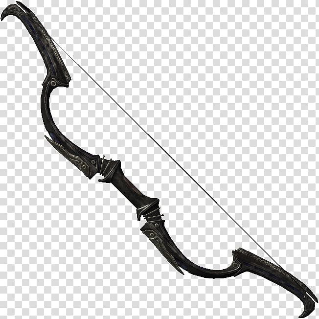 The Elder Scrolls V: Skyrim – Dragonborn Bow and arrow The Elder Scrolls Online Nexus Mods Recurve bow, others transparent background PNG clipart