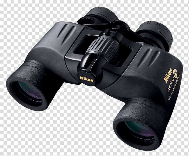 Binoculars Nikon Eye relief Camera Nikkor, binocular transparent background PNG clipart