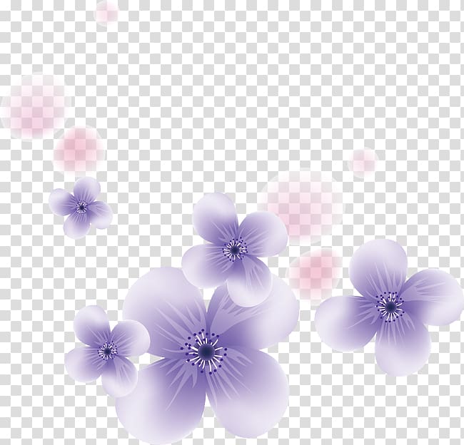 purple flowers , Petal Purple Flower, Falling Flowers transparent background PNG clipart