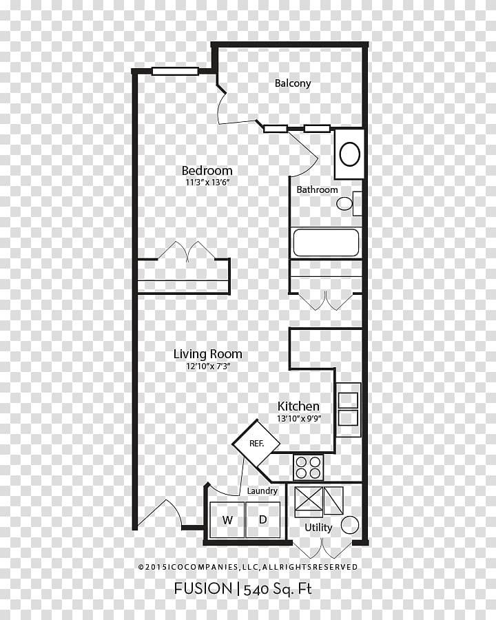 Square foot House plan Floor plan, door floor plan transparent background PNG clipart