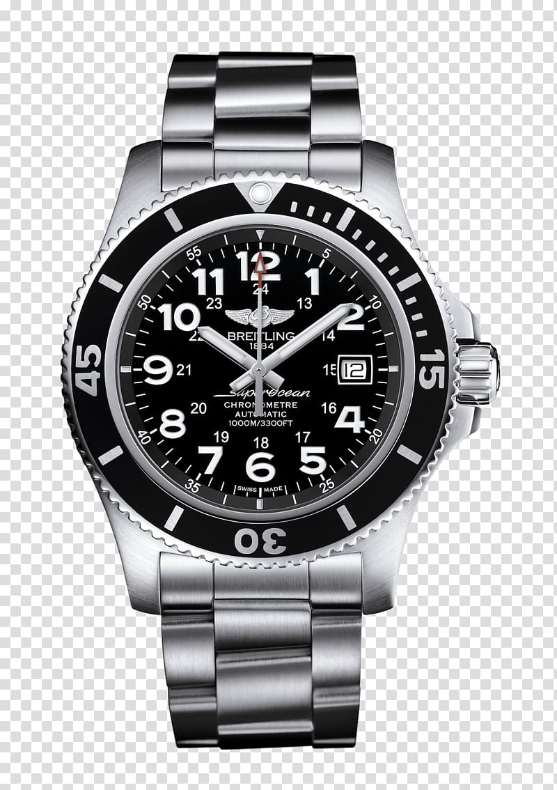 Breitling SA Watch Breitling Superocean II 44 Chronograph, watch transparent background PNG clipart