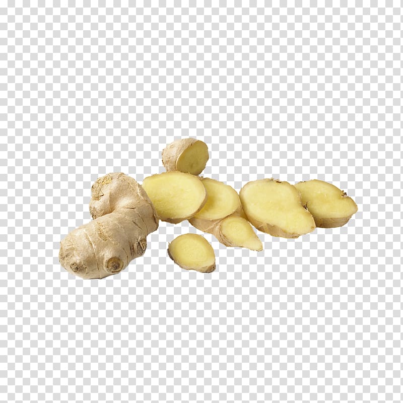 Ginger tea Food, Ginger slice transparent background PNG clipart