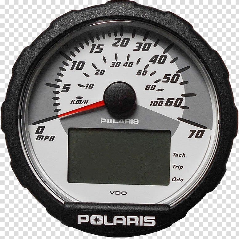 Polaris Industries Car Speedometer All-terrain vehicle Motorcycle, Speedometer transparent background PNG clipart