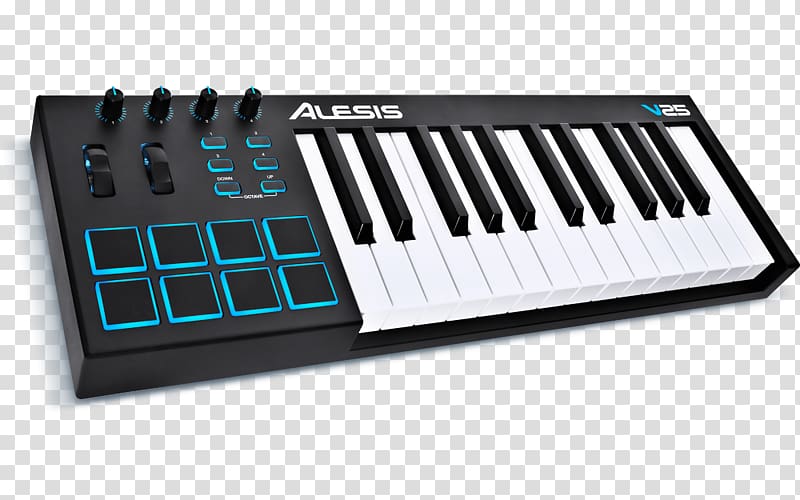 MIDI keyboard MIDI Controllers Alesis Musical Instruments, Piano keys transparent background PNG clipart