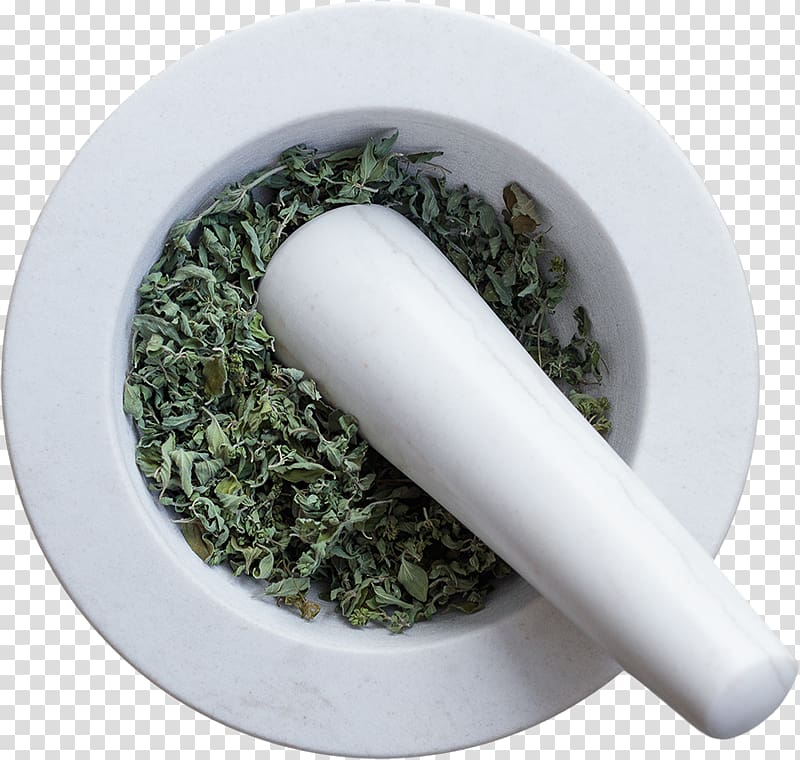 Biluochun Mortar and pestle Herb, T Seasoning Spices transparent background PNG clipart