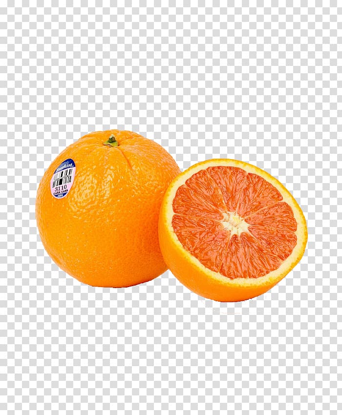 Blood orange Tangerine Clementine Tangelo, orange transparent background PNG clipart