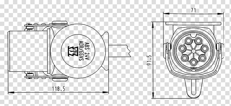 Trailer connector Electrical connector Car Drawing, car transparent background PNG clipart