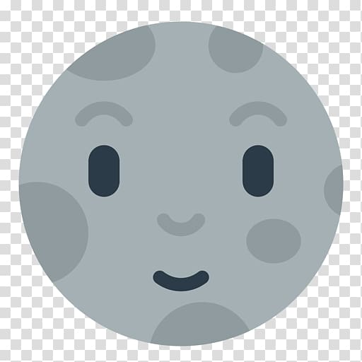 Lunar eclipse Emoji New moon Face, Emoji transparent background PNG clipart