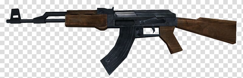 Assault rifle Firearm Kalashnikov rifle Pistol, assault rifle transparent background PNG clipart