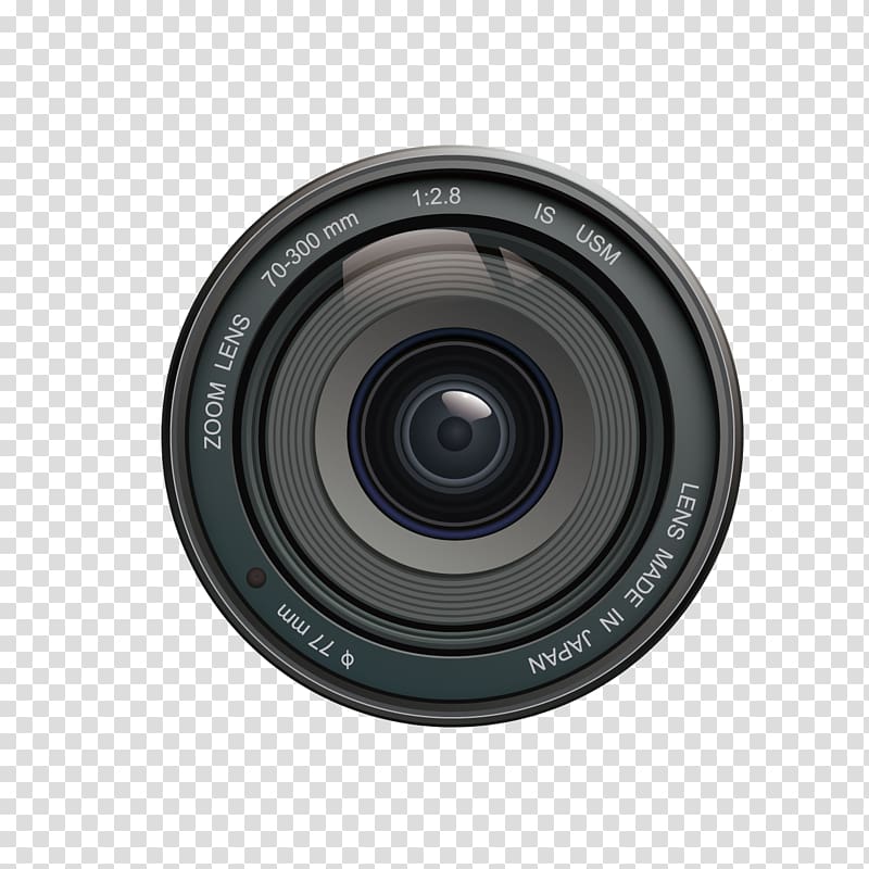 black 70-300MM DSLR camera lens, Camera lens, Camera Lens transparent background PNG clipart