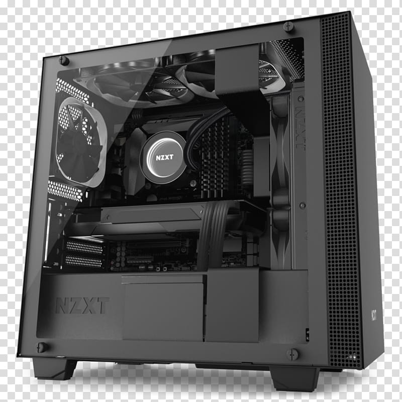 Computer Cases & Housings Power supply unit NZXT H400i Tower Black ATX, adaptive learning transparent background PNG clipart
