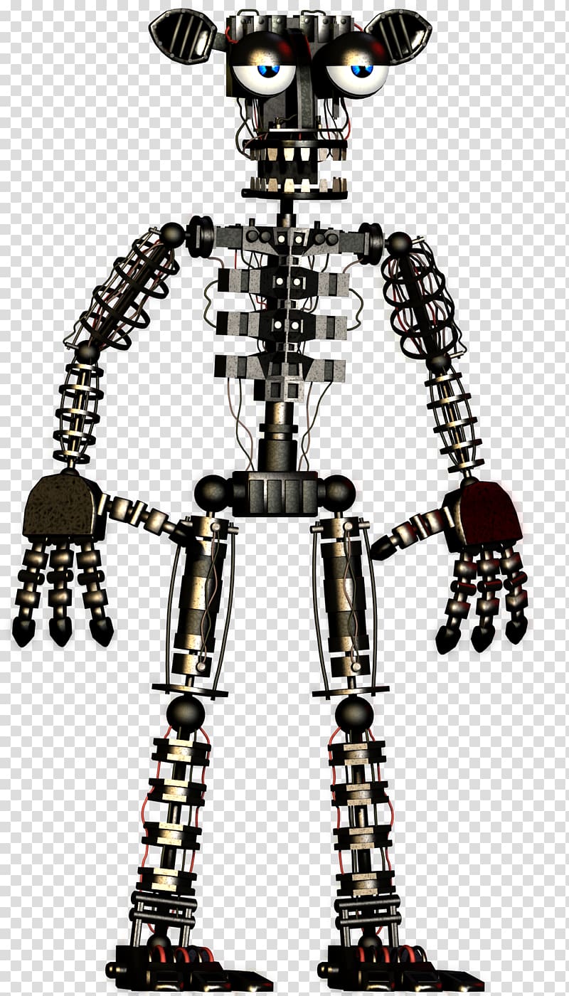 Five Nights at Freddy\'s 2 Five Nights at Freddy\'s: Sister Location Five Nights at Freddy\'s 4 Endoskeleton, Nightmare Foxy transparent background PNG clipart