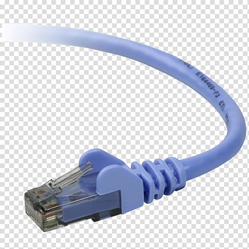 Category 5 cable Network Cables Patch cable Category 6 cable 8P8C, Patch Cable transparent background PNG clipart