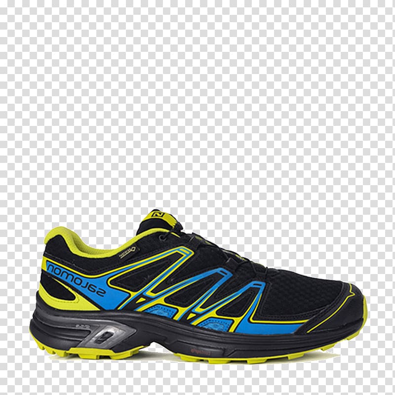 Shoe Sneakers Salomon Group Trail running Footwear, Salomon trail running shoes black male models transparent background PNG clipart