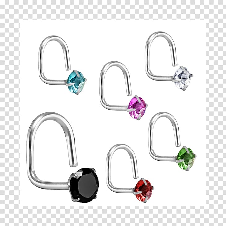 Earring Nose piercing Prong setting Gemstone Body Jewellery, gemstone transparent background PNG clipart