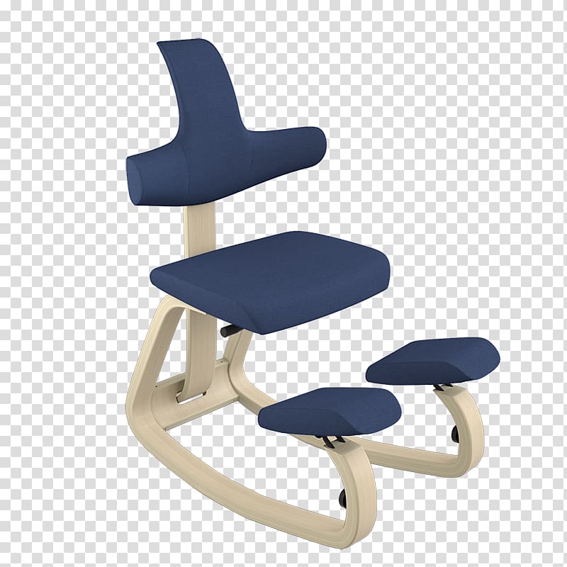 Kneeling chair Varier Furniture AS Office & Desk Chairs, pregnancy back transparent background PNG clipart