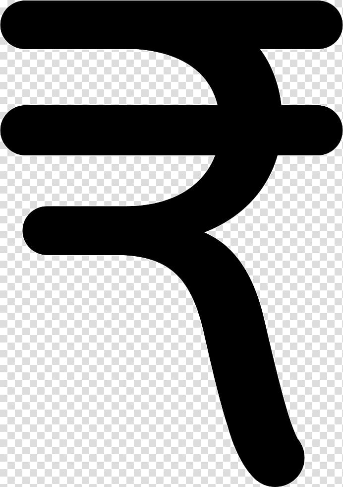 Indian rupee sign Computer Icons Currency symbol, rupee transparent background PNG clipart