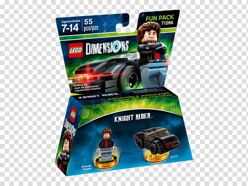Lego Dimensions Michael Knight Batman K.I.T.T. Knight Rider, the lego movie transparent background PNG clipart