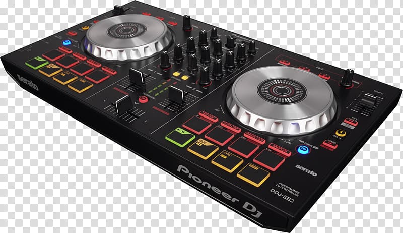 Pioneer DJ DJ controller Disc jockey Fade Serato Audio Research, Disc jockey transparent background PNG clipart