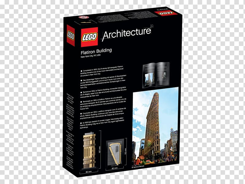 LEGO 21023 Architecture Flatiron Building Amazon.com Lego Architecture Toy, toy transparent background PNG clipart