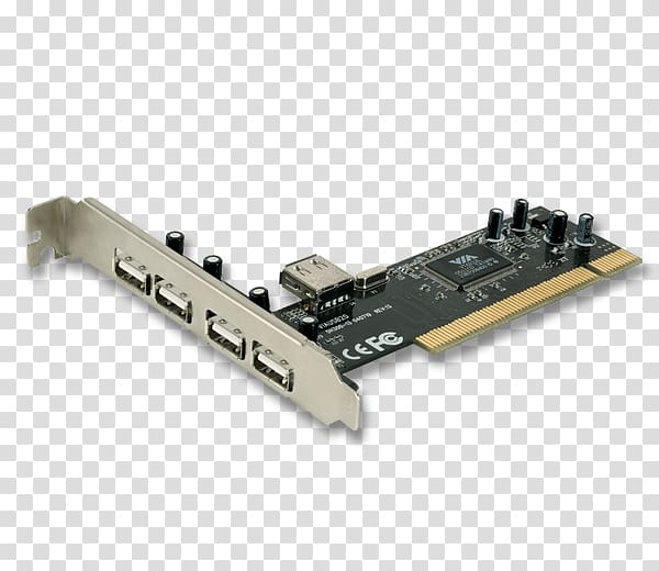 Conventional PCI Network Cards & Adapters Computer port USB, USB transparent background PNG clipart