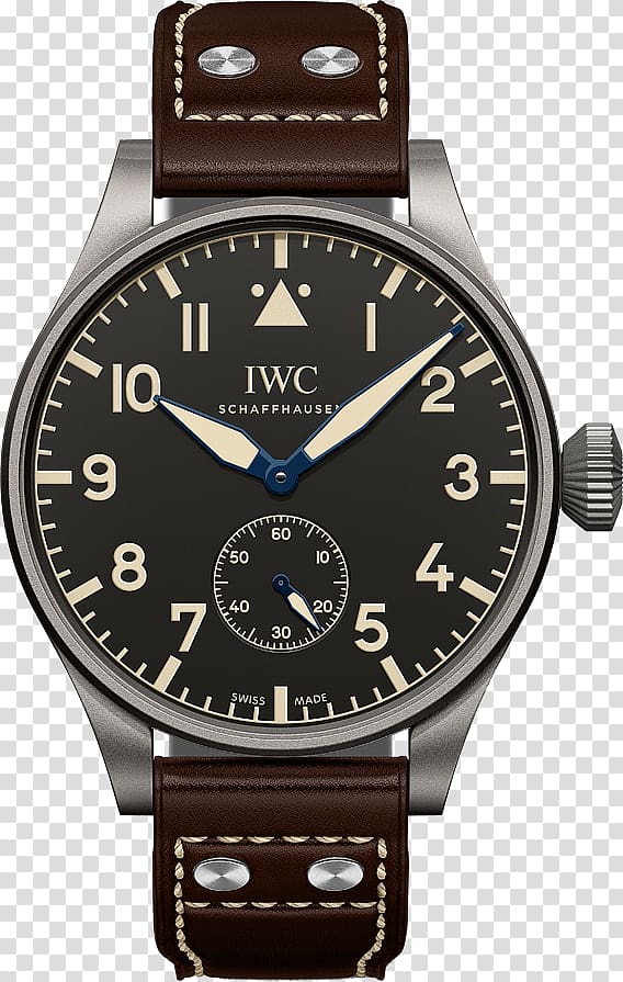 IWC Schaffhausen Museum International Watch Company IWC Pilot\'s Watches Counterfeit watch, flight navigator handbook transparent background PNG clipart