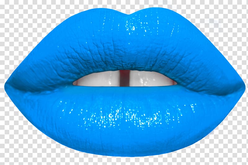 Lipstick Blue Cosmetics Color, lips transparent background PNG clipart