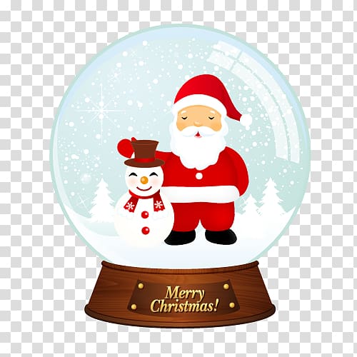 Santa Claus Christmas ornament Snowball, Santa Claus transparent background PNG clipart