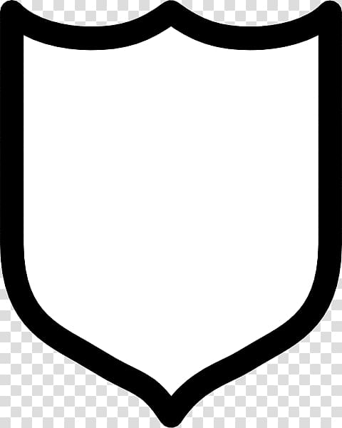 white and black shield , Crest , Free Shield transparent background PNG clipart