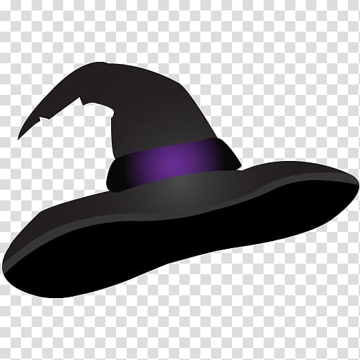 halloween witches hat element, transparent background PNG clipart