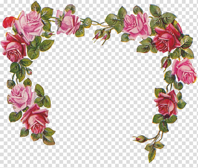 Cherub Smiling Angel , rose frame transparent background PNG clipart