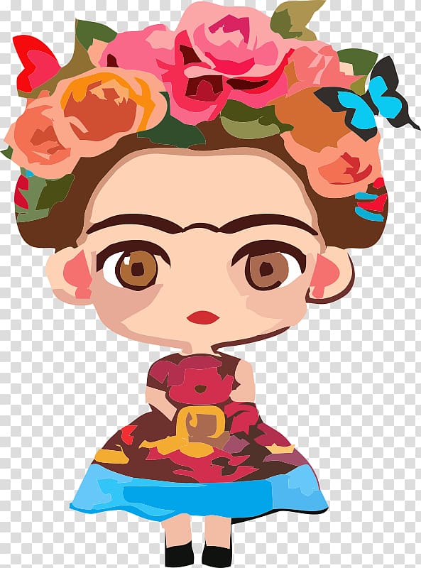 Frida Kahlo illustration, T-shirt Mexicans Painter Drawing Cartoon, FRIDA transparent background PNG clipart