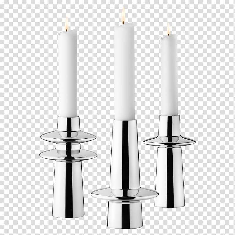 Candlestick Designer Candelabra, ceramic three-piece transparent background PNG clipart