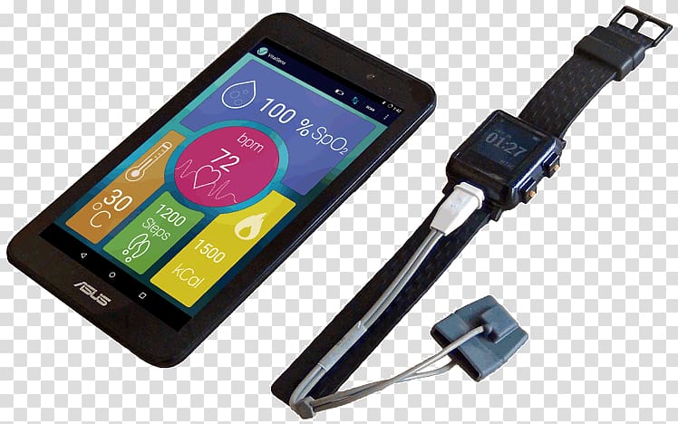 Smartphone Monitoring Electronics Wearable technology Vital signs, Ecg Monitor transparent background PNG clipart
