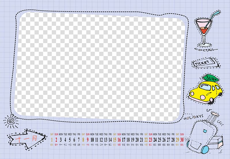 Board game Material Play Pattern, Calendar Template transparent background PNG clipart
