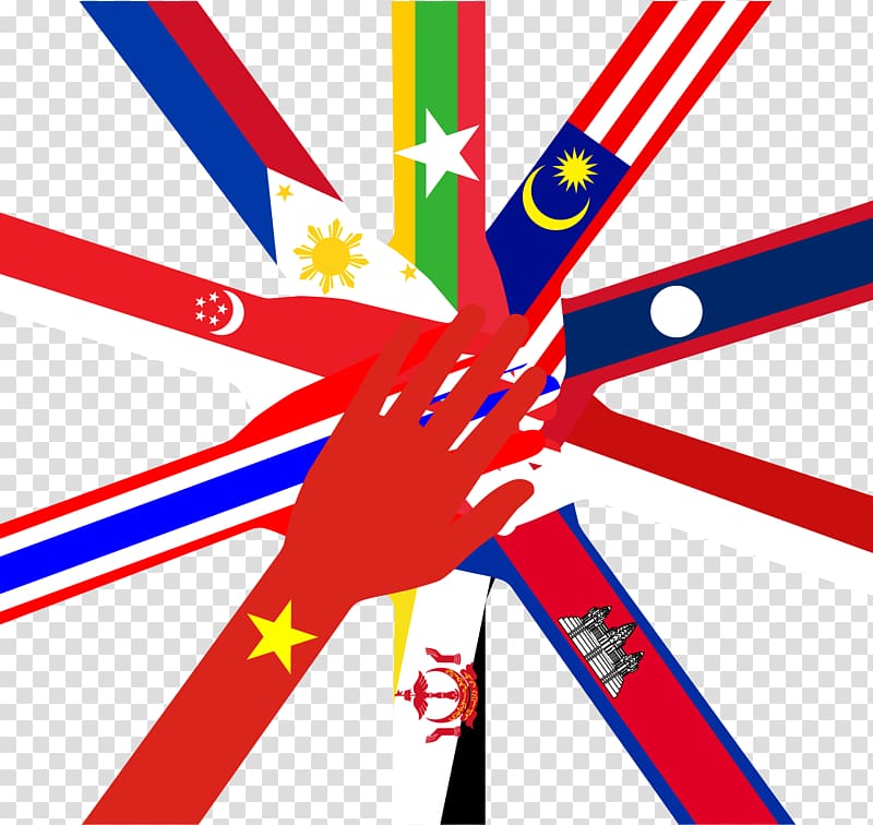 assorted flags hands , Vietnam Cambodia ASEAN Summit Association of Southeast Asian Nations Burma, asean transparent background PNG clipart