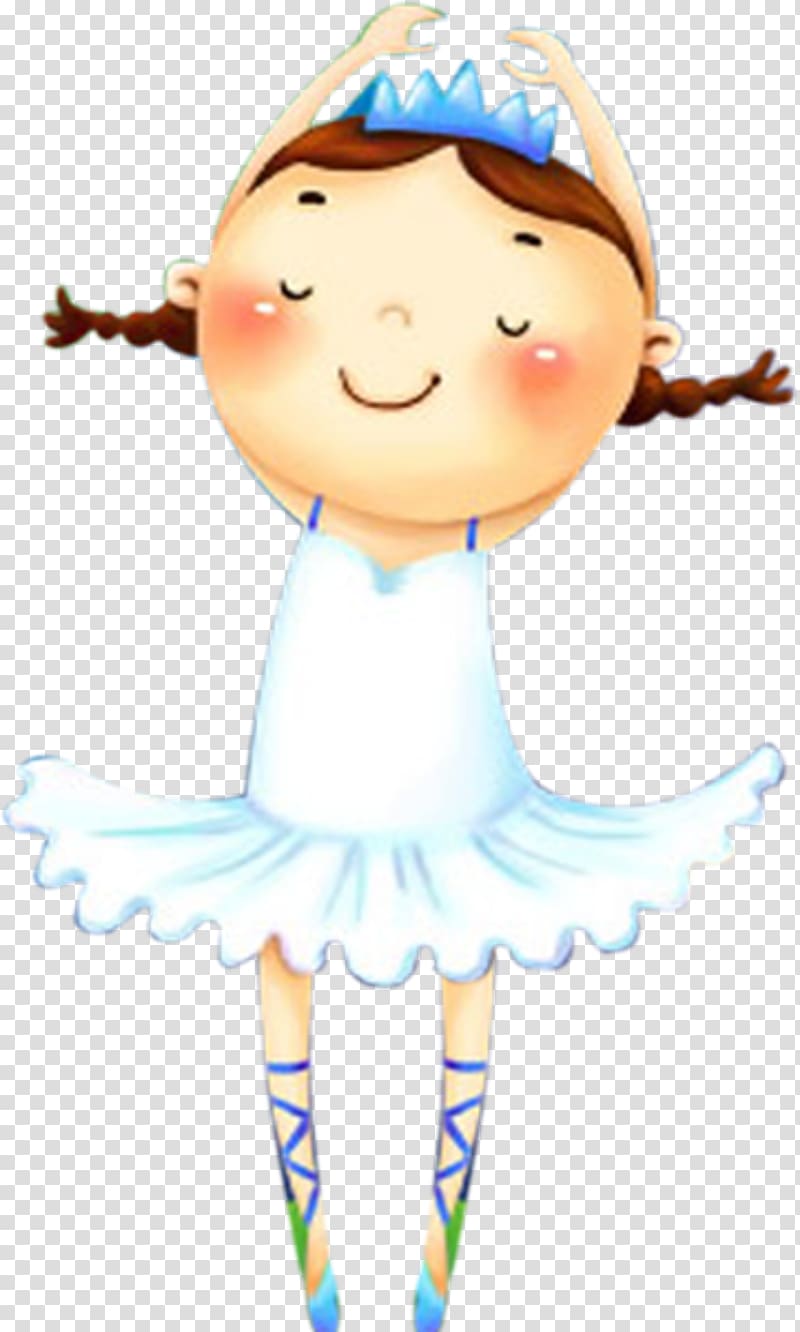 Ballet Dancer Ballet Dancer Tutu Illustration, Happy little girl transparent background PNG clipart