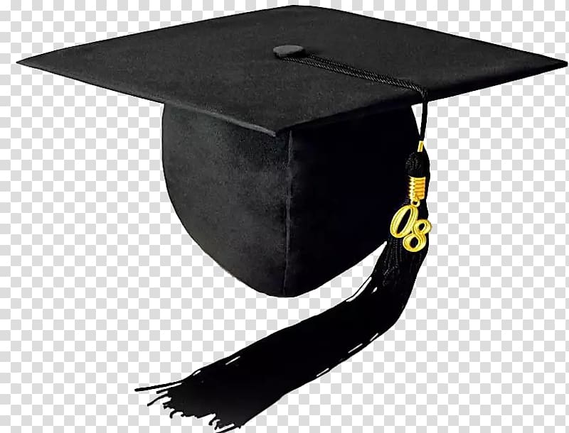 Student Education Doctorate Graduation ceremony Bachelors degree, Black Bachelor cap transparent background PNG clipart