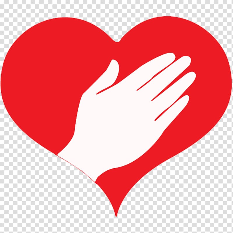 Heart Hand Finger , caring transparent background PNG clipart