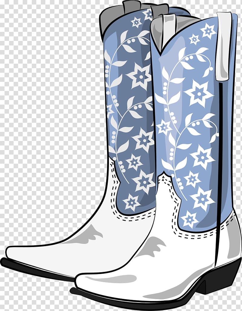 Cowboy boot , Hand-painted Boots transparent background PNG clipart