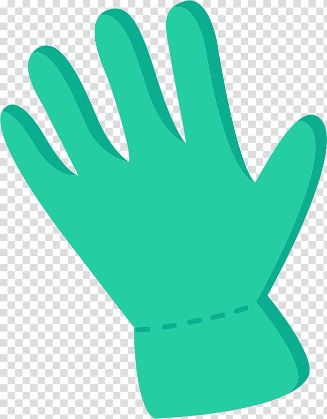 Green Glove Blue Cartoon, Blue cartoon gloves transparent background PNG clipart