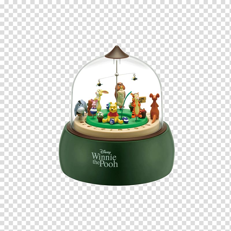 Rhythm Watch Winnie-the-Pooh Automaton clock 掛時計, winnie the pooh transparent background PNG clipart