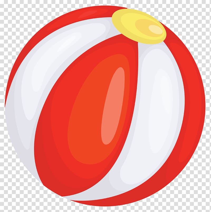 Red and white ball , Beach ball , Beach Ball transparent background PNG  clipart | HiClipart