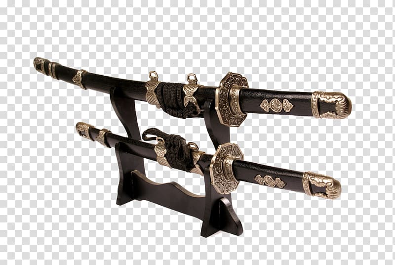 Japanese sword Katana Samurai, Samurai sword transparent background PNG clipart