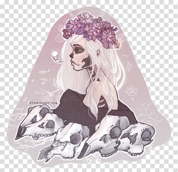 Drawing Pastel Painting Goth subculture, american girl ideas transparent background PNG clipart