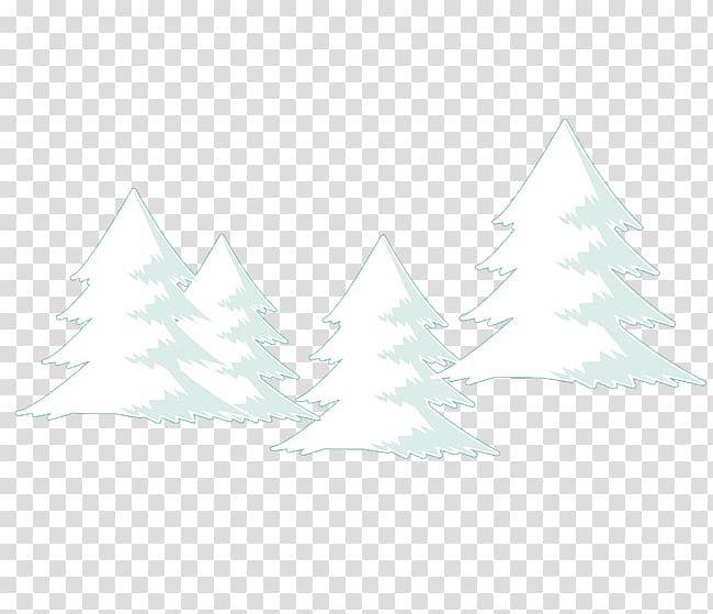 Fir Christmas ornament Spruce Christmas tree Triangle, Hand-painted Christmas tree transparent background PNG clipart