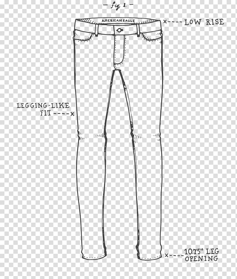 Jeans Hip Human leg Drawing, jeans transparent background PNG clipart