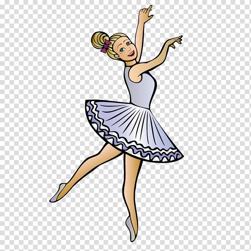Ballet Dance Cartoon, Ballet Girl transparent background PNG clipart