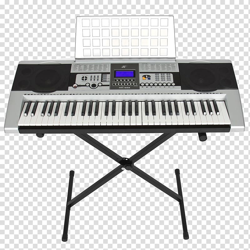 Electronic keyboard Musical keyboard Electric piano Digital piano, electronics transparent background PNG clipart